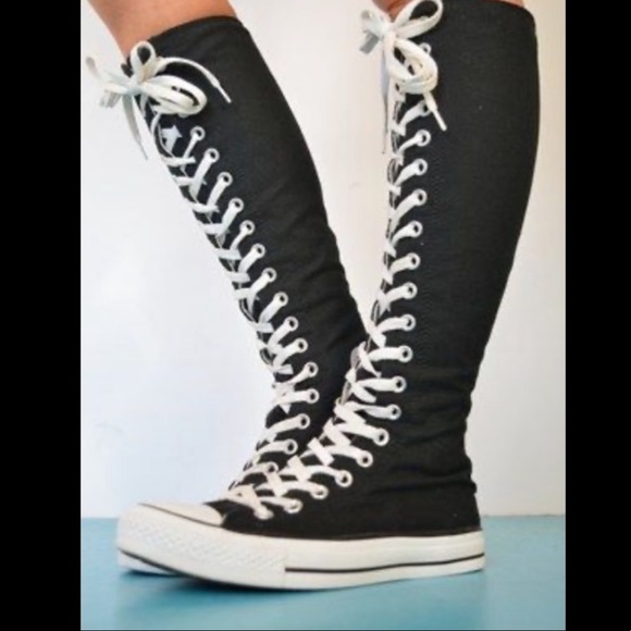 converse knee high laces